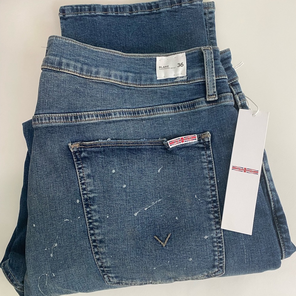 Men’s Hudson Blake Slim Strait Jeans- Size 36